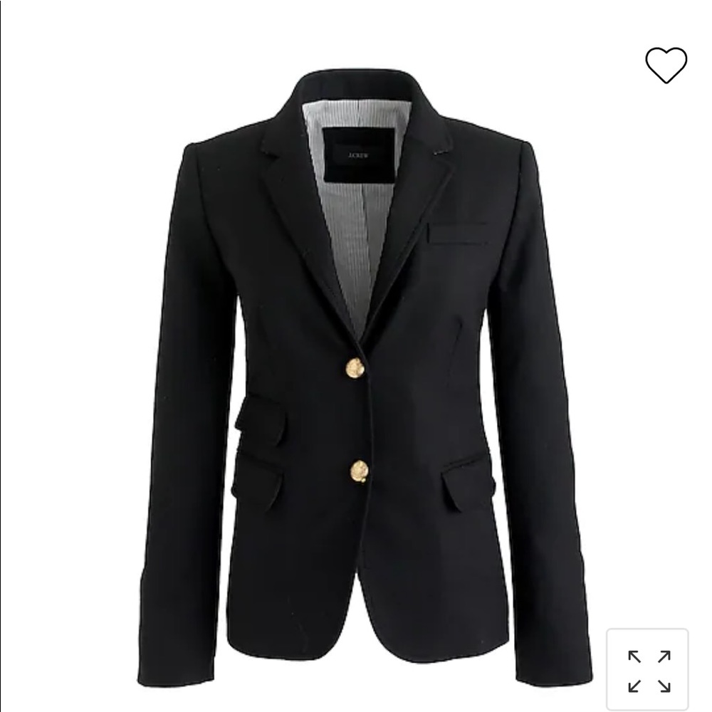 J. Crew Navy Schoolboy Blazer
